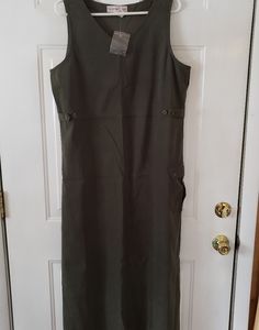 Beautiful olive green suede jumper NWOT